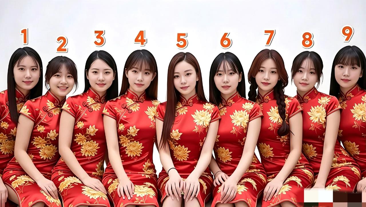 问了十个人，九个人错！九个姐妹当中，其实藏着一个男人，你能看出谁是男扮女装吗？