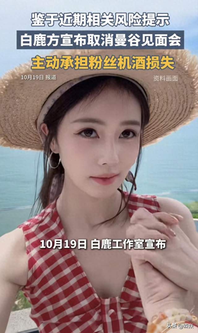 白鹿泰国见面会退票方案，暖到了粉丝心坎里
