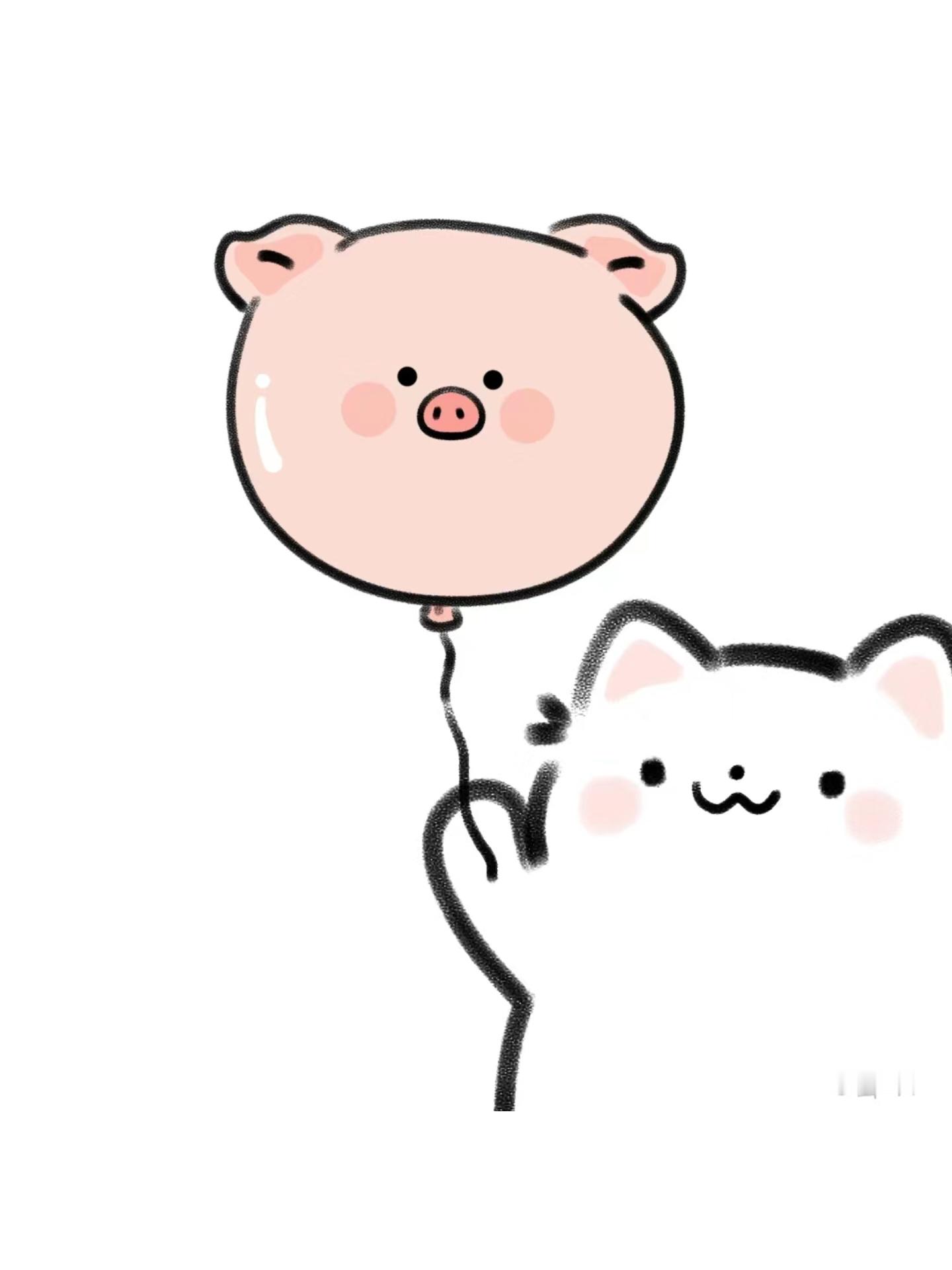 猫猫头像~(=^‥^)ノ  cr：🍠 画一会情侣头像#情侣头像[超话]##可爱