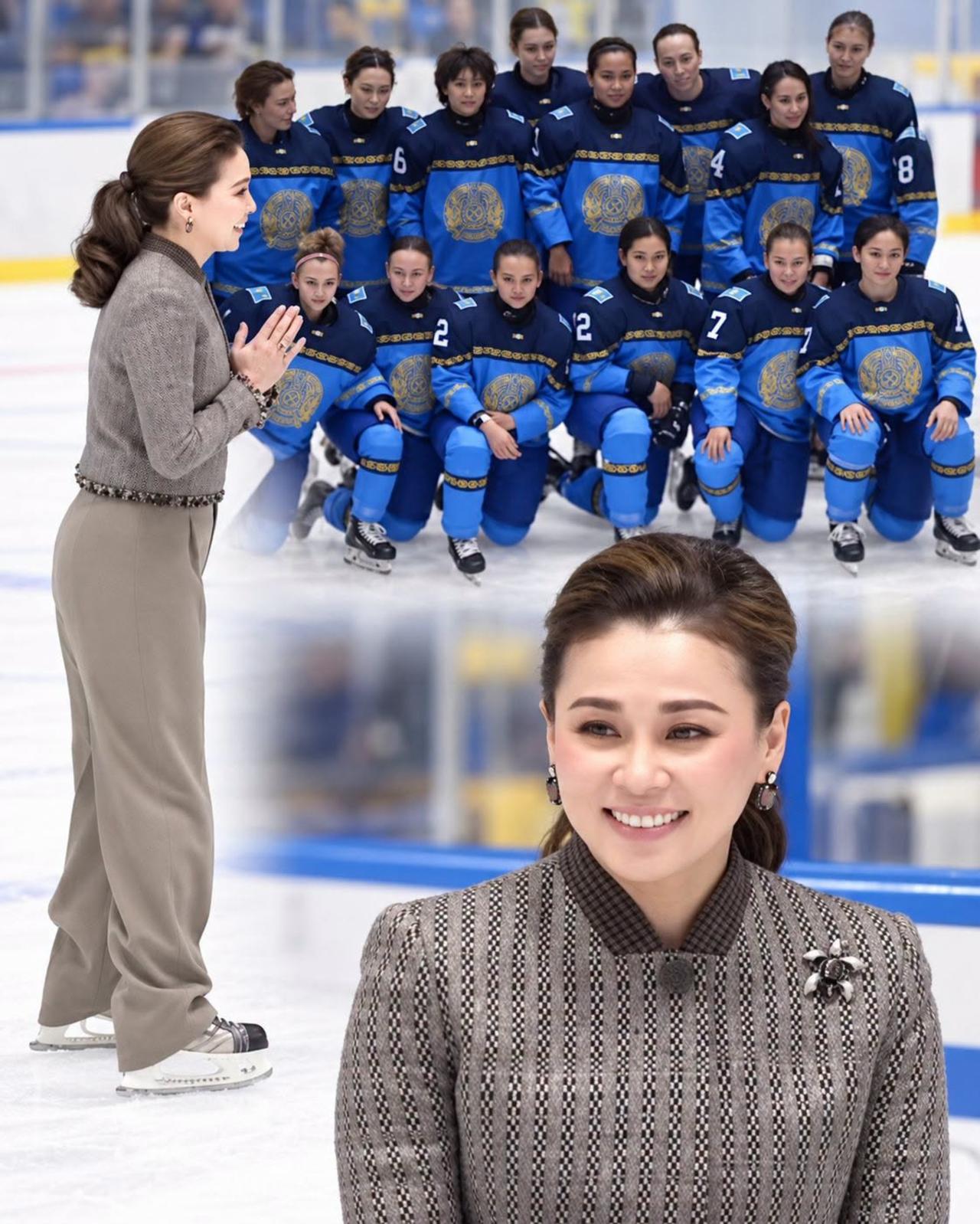 苏提达当颁奖嘉宾，出席亚洲女子冰球锦标赛
泰国苏提达王后近日到日本札幌看冰球比赛