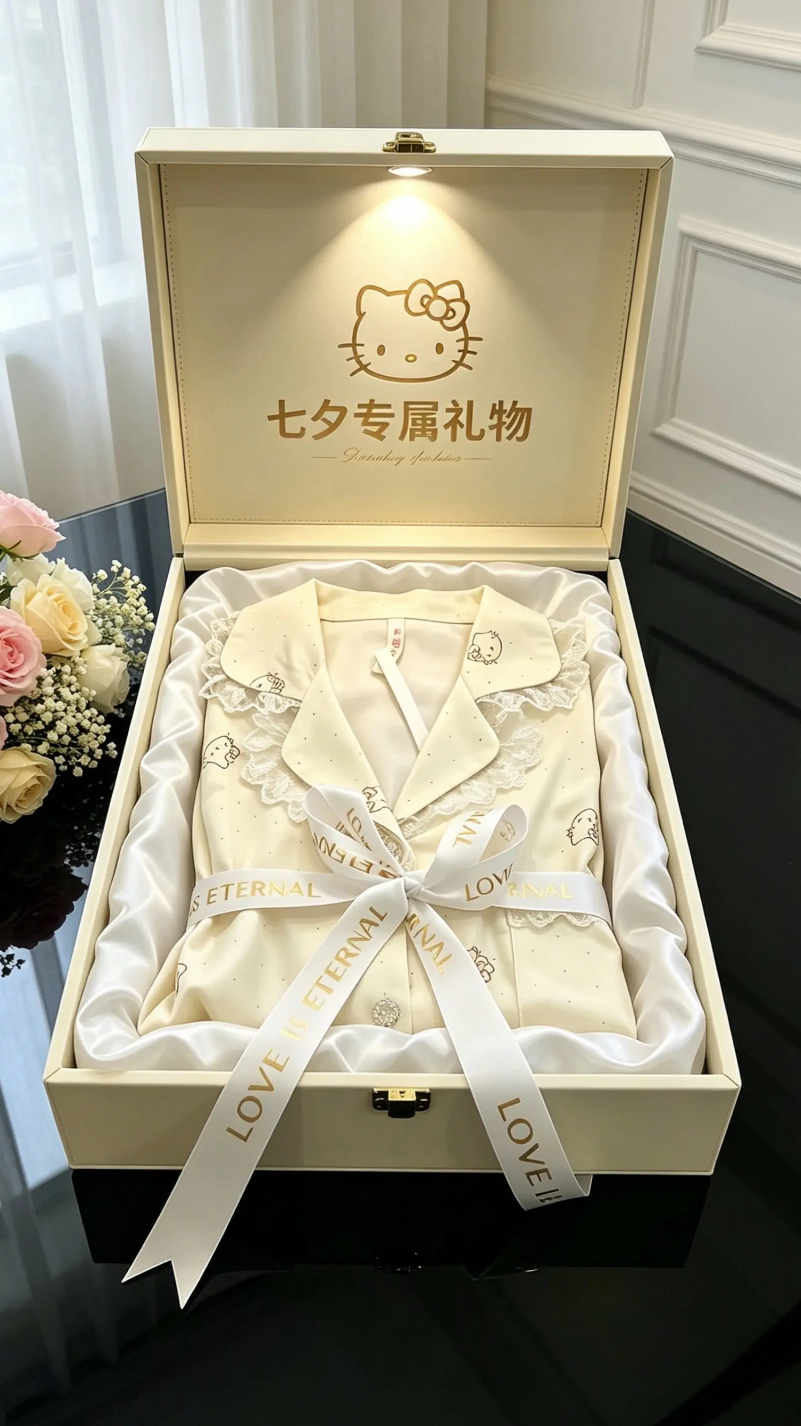 睡衣家居服七夕礼物 Kitty猫少女心好物 家居服仪式感