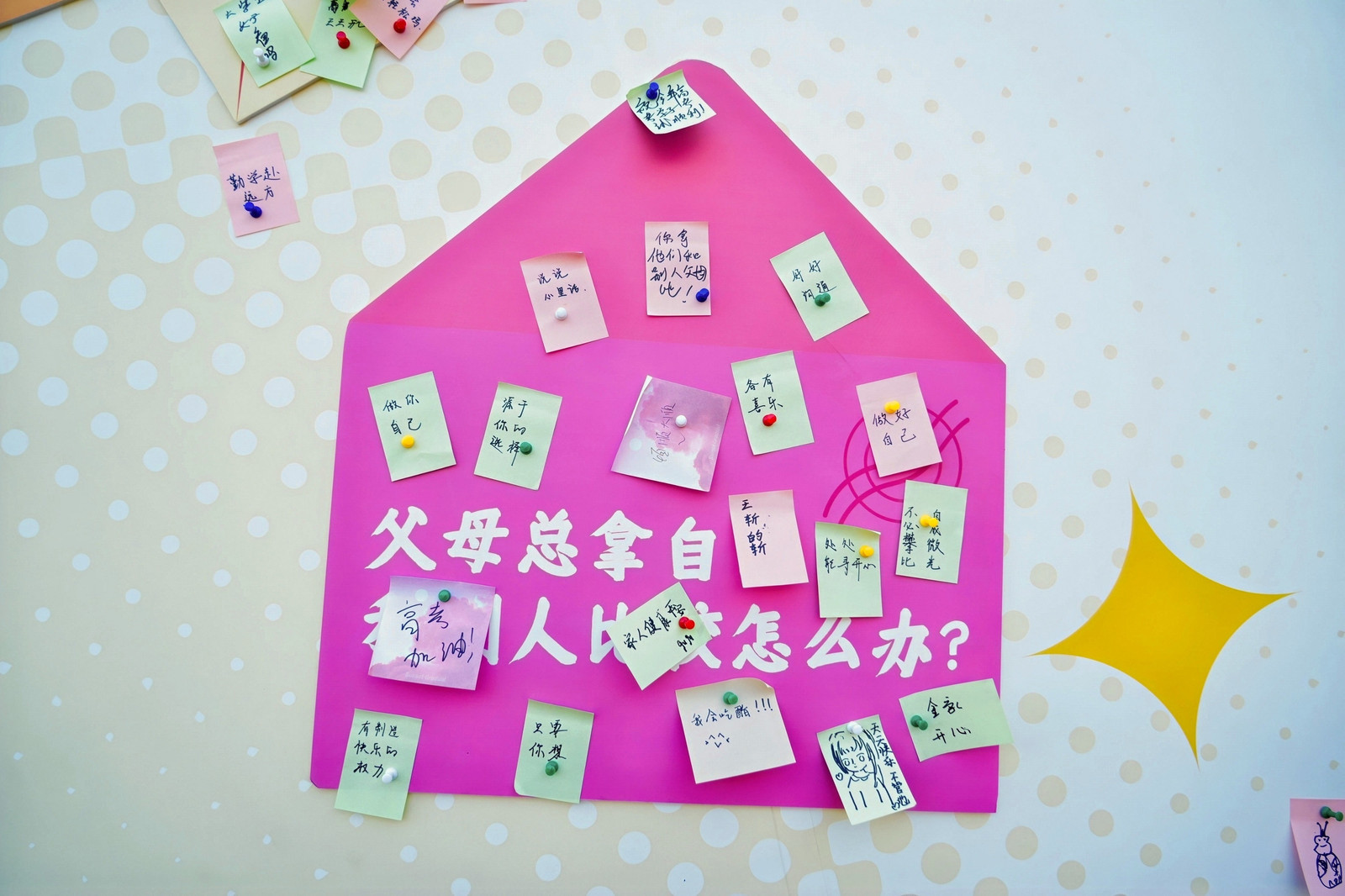字字不提醋字字都是醋 翻到恒顺快闪的照片还在笑，现场的氛围好到不想走。许愿墙的小