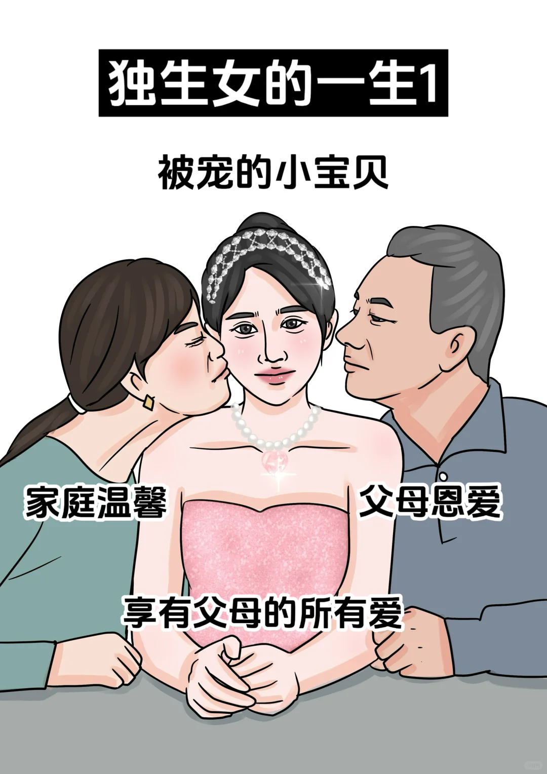 原来这才是独生女的一生，也太平淡了吧！