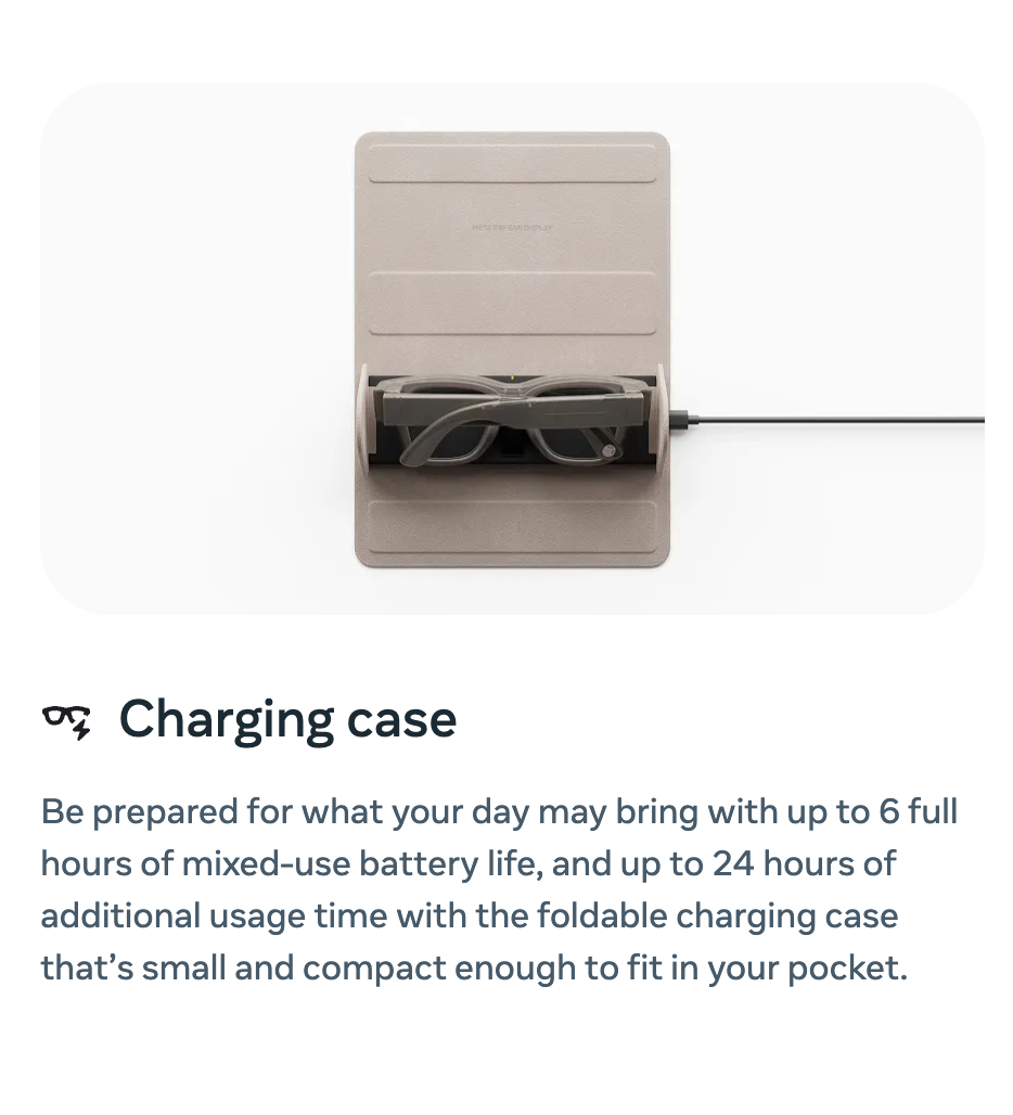 我知道 meta glasses display 可以做视觉响应 AI 问答，消