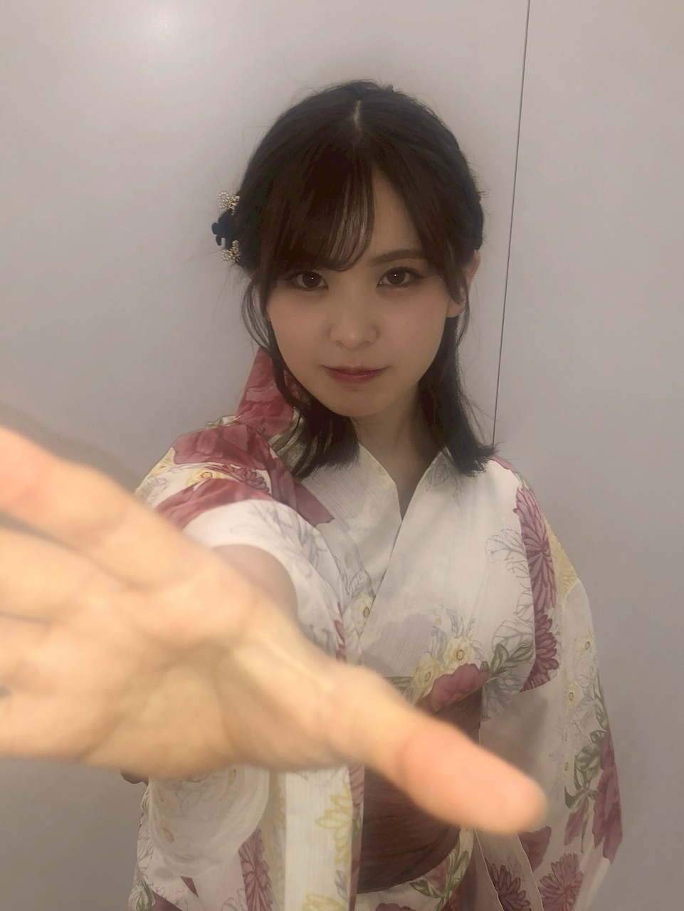 遠藤理子「浴衣を着ました🍧また三期生みんなで浴衣を着ることができて嬉しかった☺