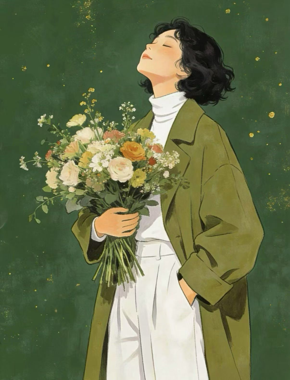 一个人坦然地做自己时，会让人感到着迷。 