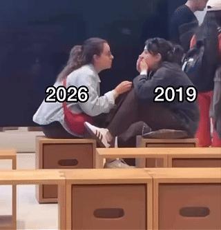 假如你可以和2019年的人对话，说什么能让对方震惊？
我先来：2026年指数上4