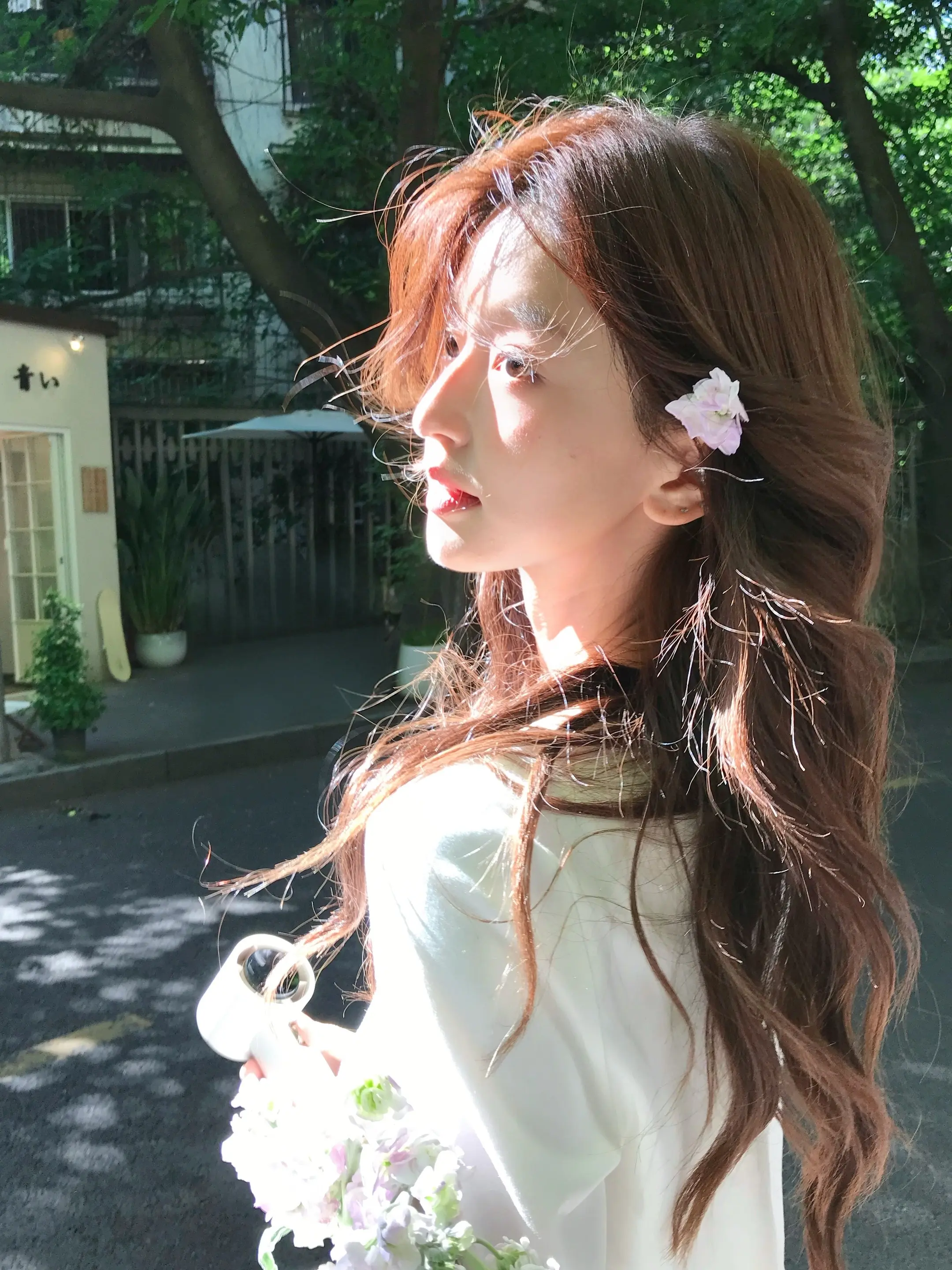 夏天的风。