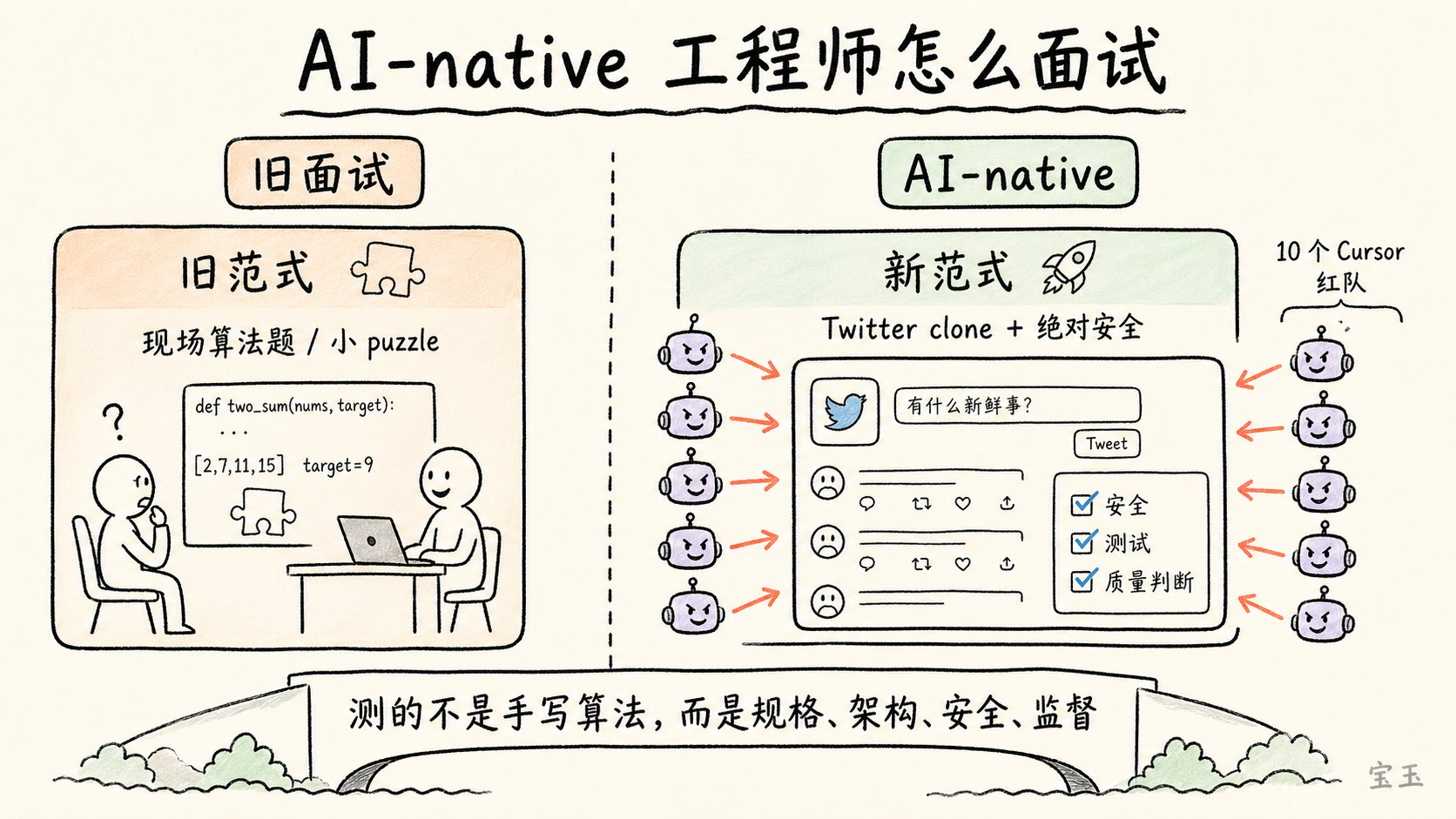 Karpathy 先说，AI-native 工程师会充分利用可用工具，并投资自己