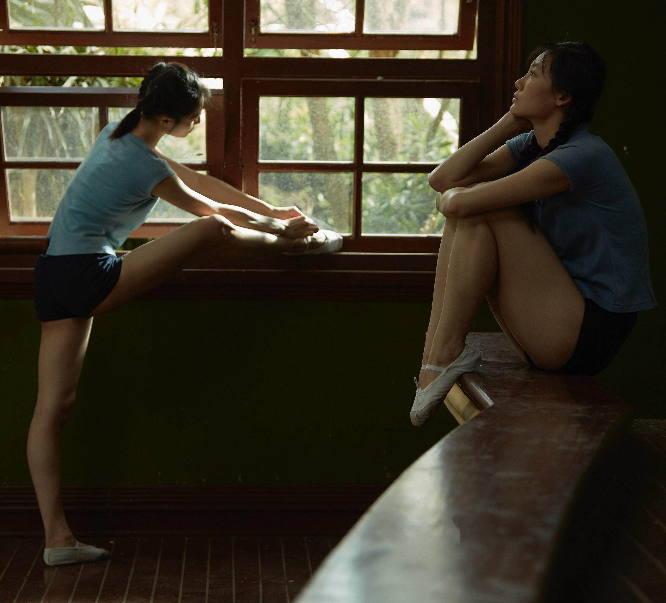 钟楚曦 苗苗芳华练功房剧照 青春感杀疯了 