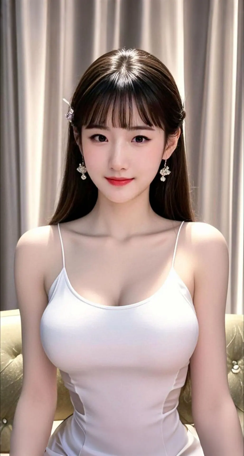 AI扩图 AI优雅佳人