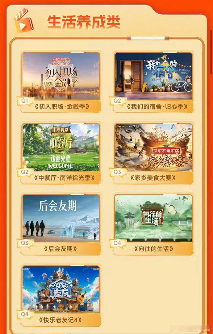 芒果2026全年有59部综艺播出 🐾从休闲娱乐到深度内容，品类包罗万象，综艺矩