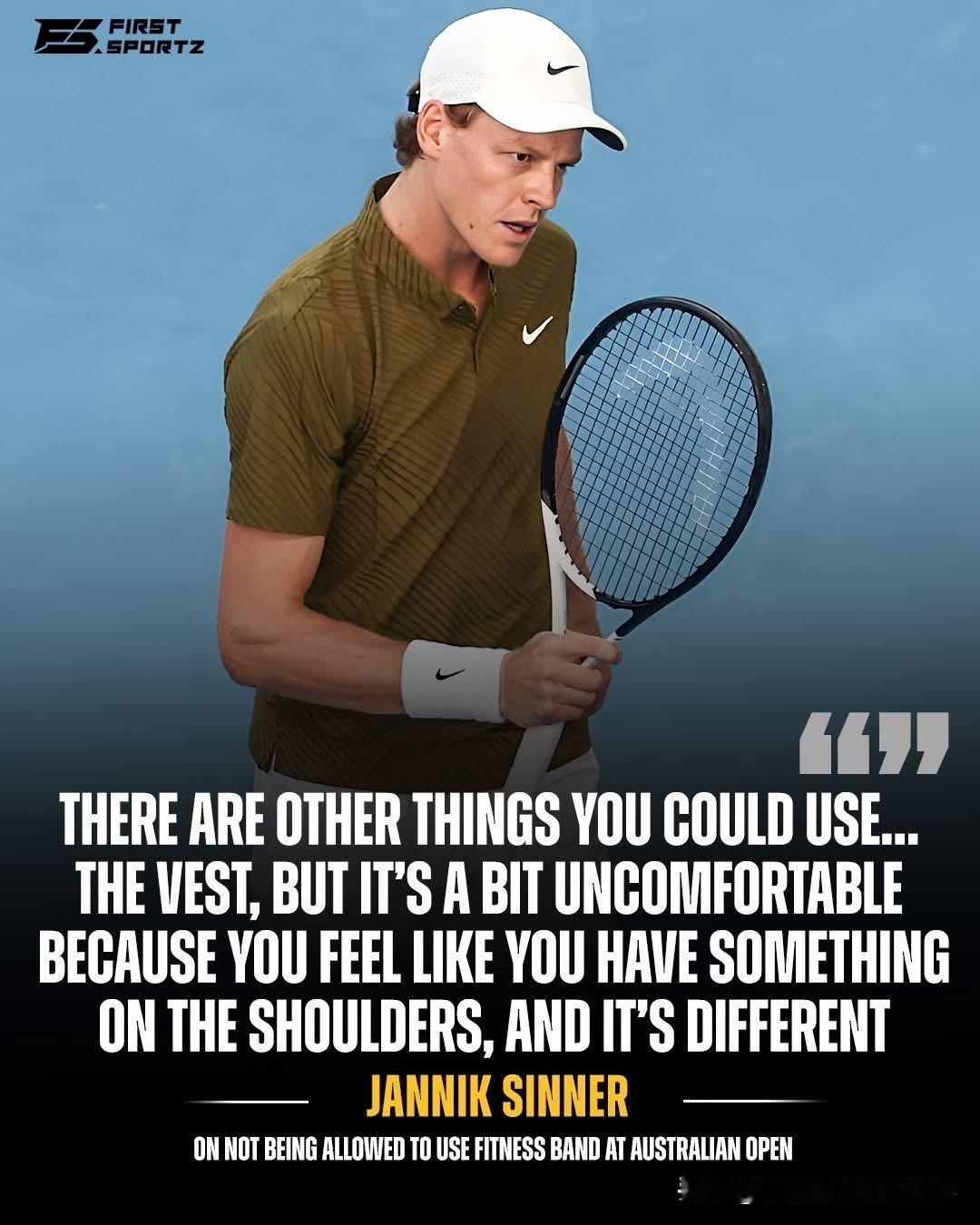 澳网多位顶尖球员收到裁判警告，要求他们移除身上佩戴的体能监测装置WHOOP。这是