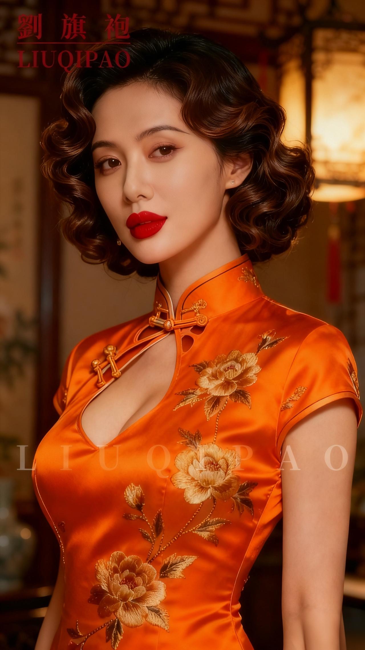 复古旗袍，韵味十足，尽显东方之美！