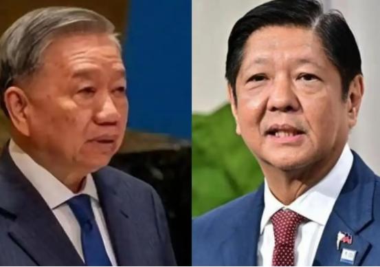 菲律宾与越南的联合声明必须关注。
 
6月1日，菲律宾总统小马科斯与到访的越南国