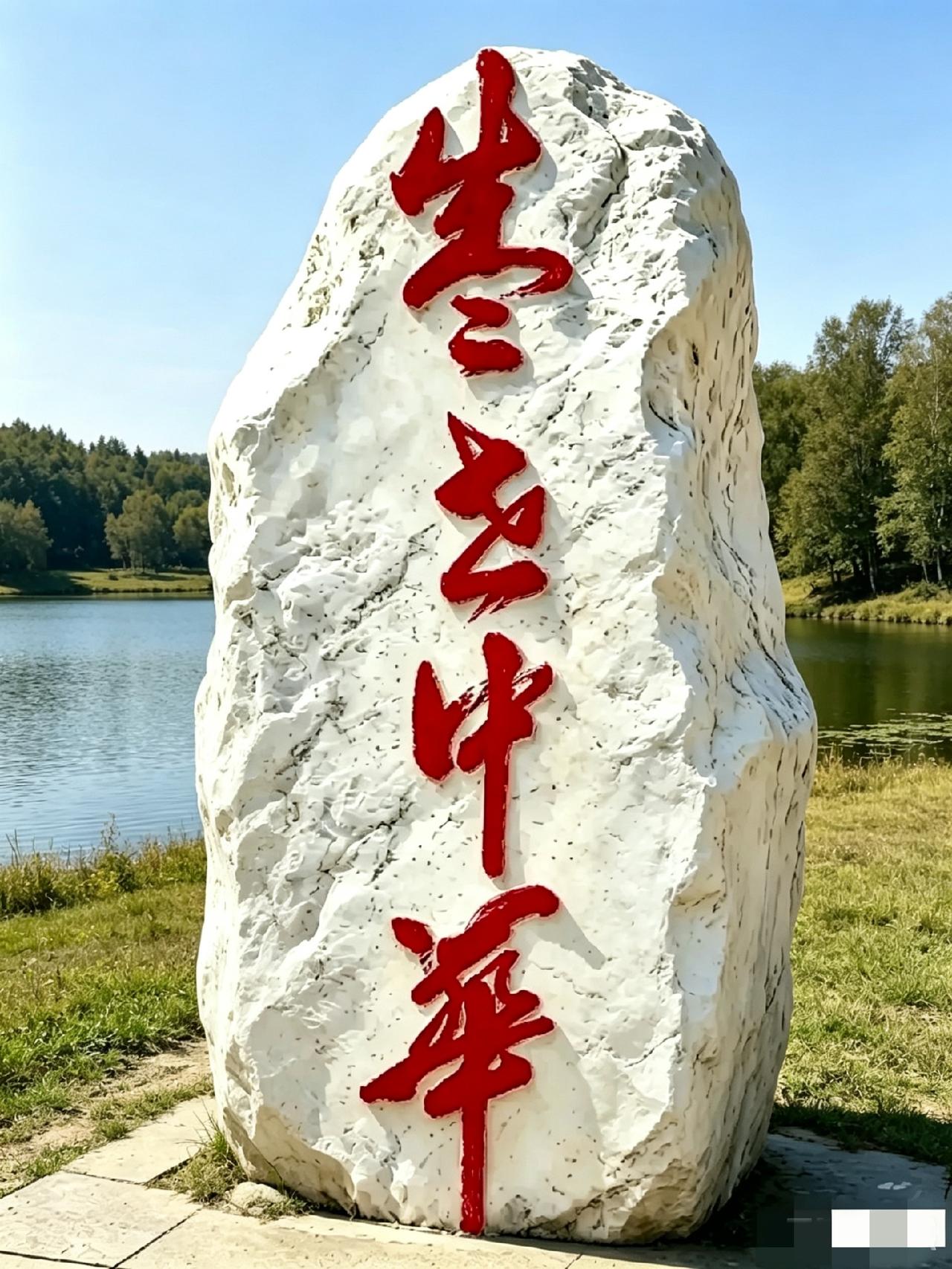 这石头上的字太难认了！问十个人，九个人说看不懂！真是无解了！
高手们谁能看懂吗？