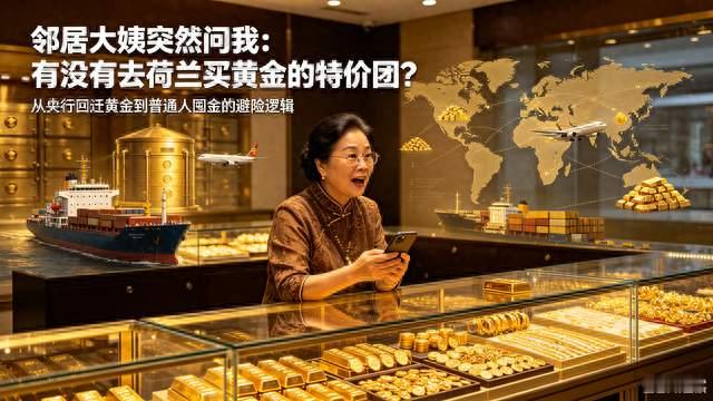 荷兰运回86吨在美黄金，邻居大姨问：哪有去荷兰买黄金的特价团？