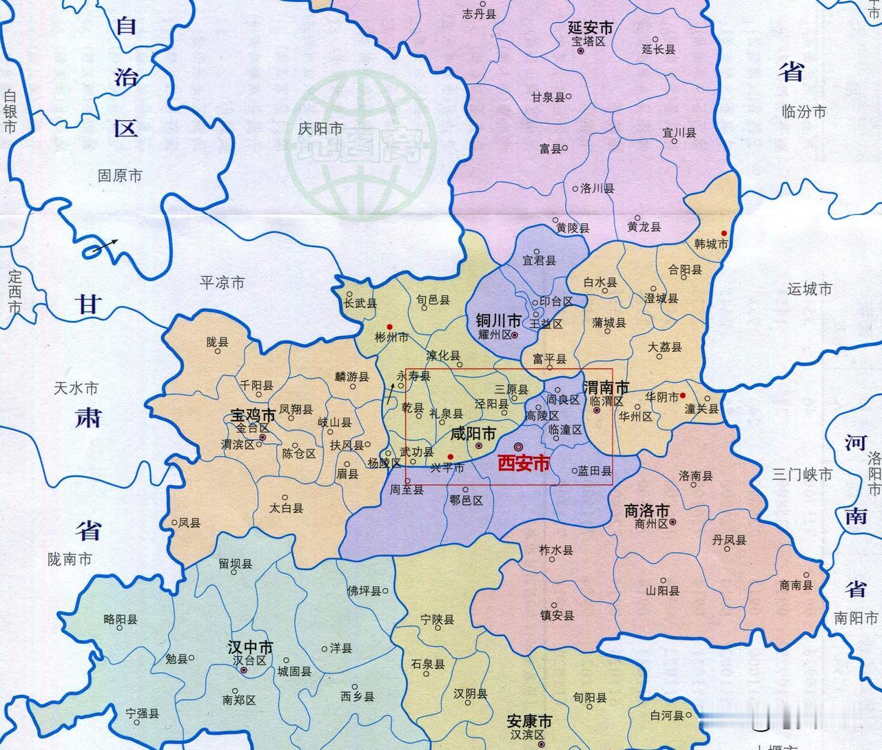 如果撤销铜川市，

是并入咸阳，

还是并入渭南？

铜川市地处陕西省中部，位于