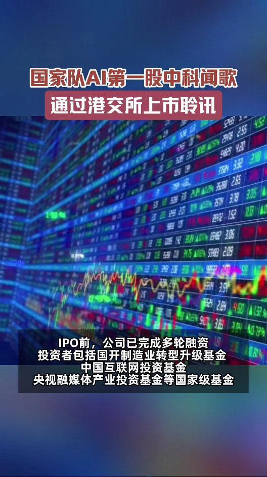 国家队AI第一股通过上市聆讯中科院AI第一股通过上市聆讯大批资深科学家聚力攻坚通