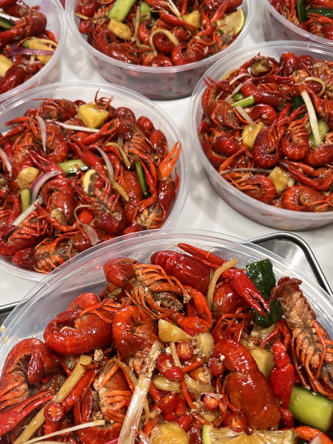 柳州｜冰镇凉拌小龙虾🦞