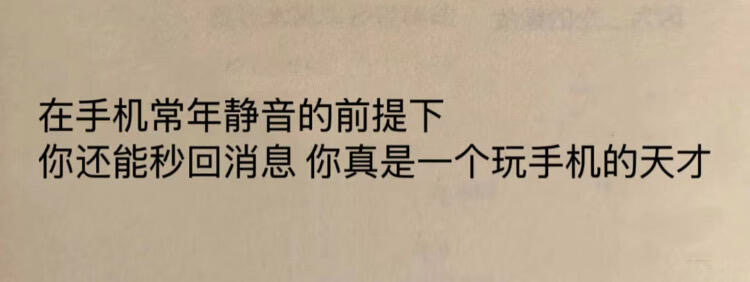 你真是一个玩手机的天才！！ 