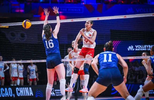 2026世界女排联赛总决赛：中国队3-2美国队，比分：15-25 / 25-23