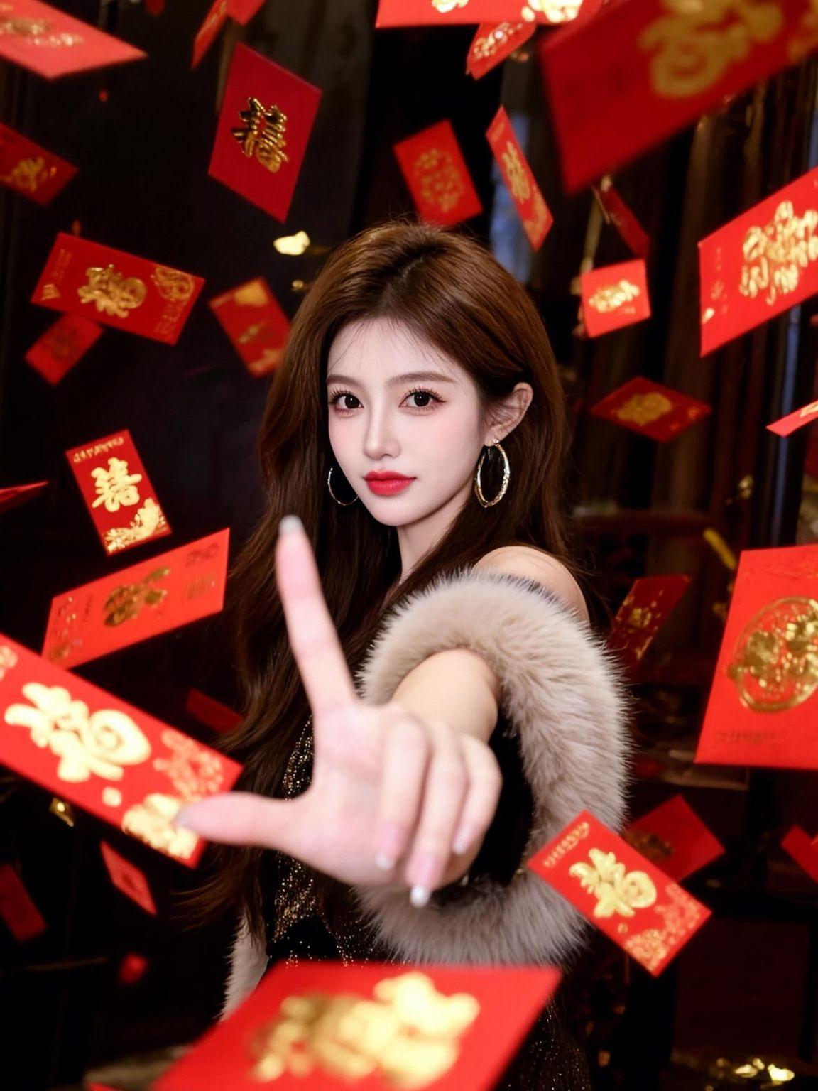 AI新春氛围感写真 随变ai随便玩 抖音玩法合伙人计划