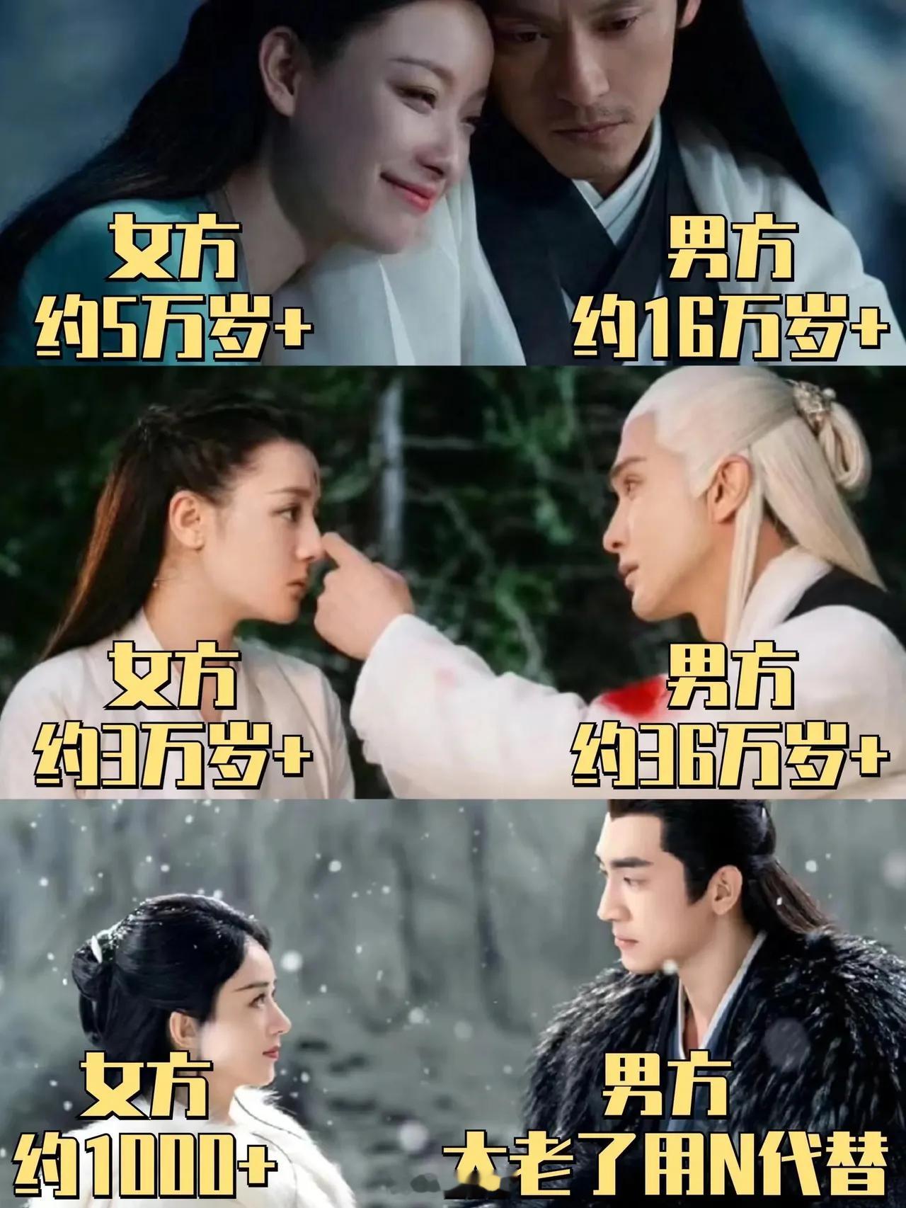 那些老牛吃嫩草的神君，可以差上万岁，唯独不能是30岁[允悲] ​​​