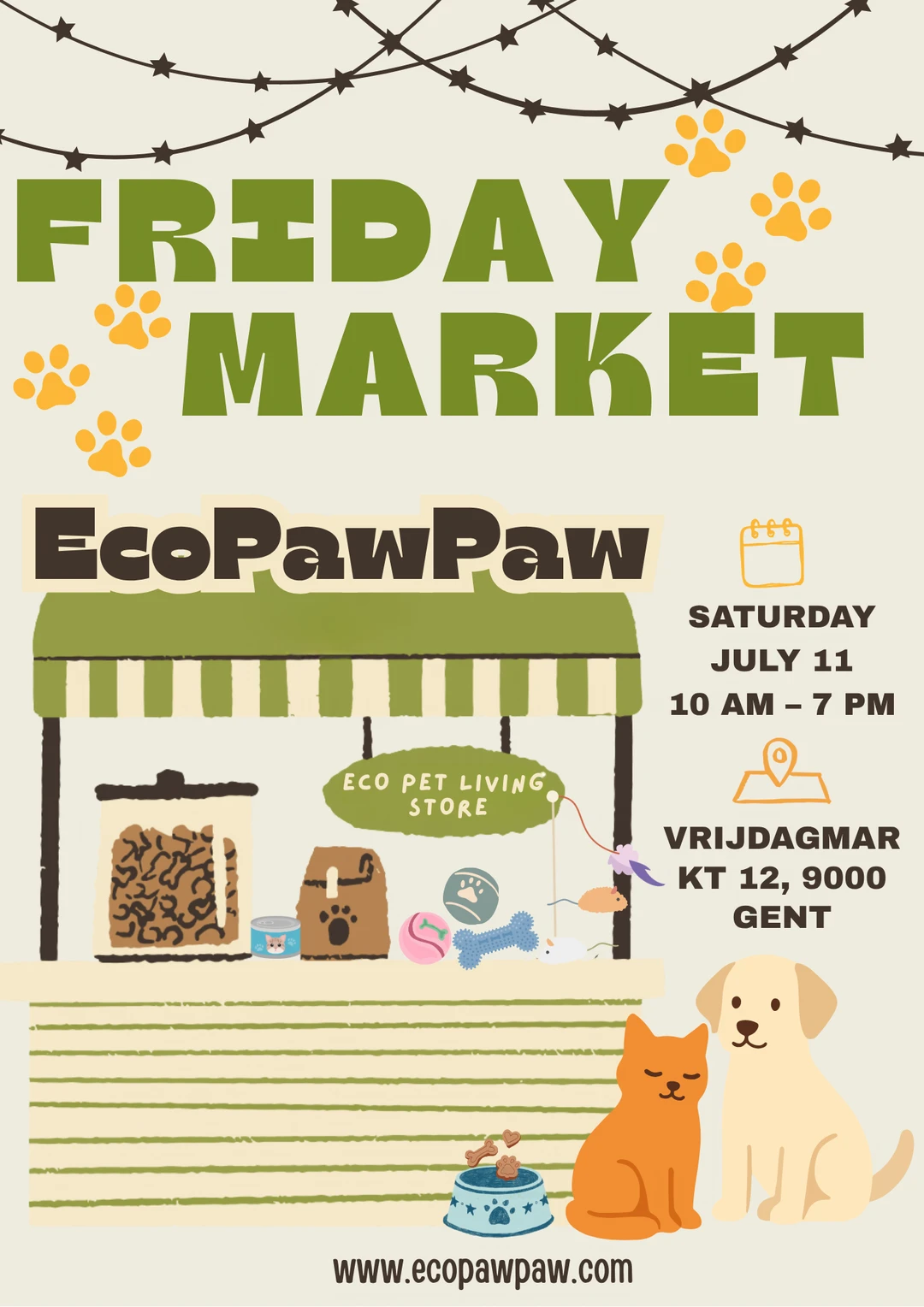 🇧🇪EcoPawPaw本周集市预告