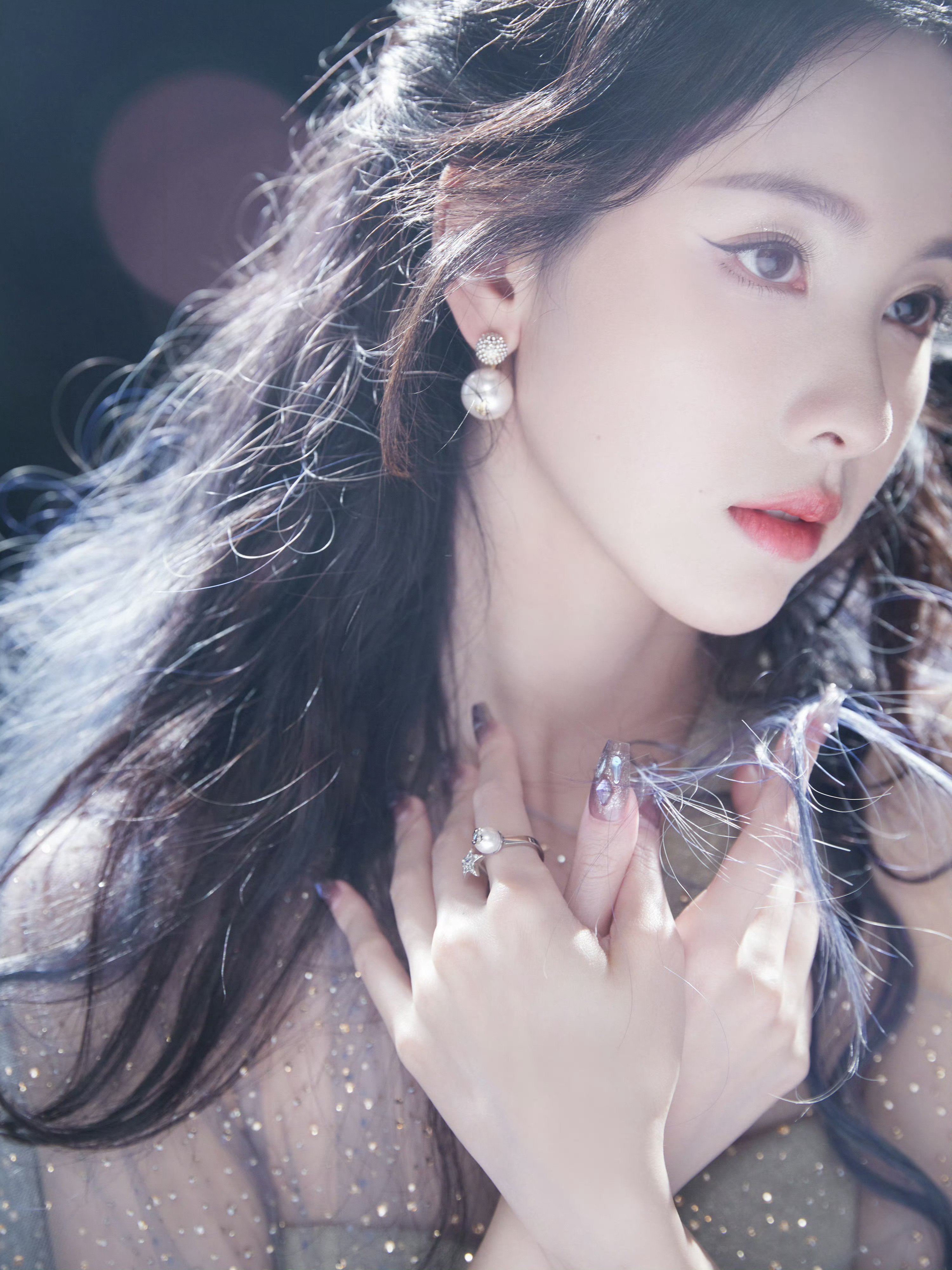 陈都灵🐰陈都灵白幼薇23年这个造型绝美蓝发人鱼姬陈都灵慕容秋
