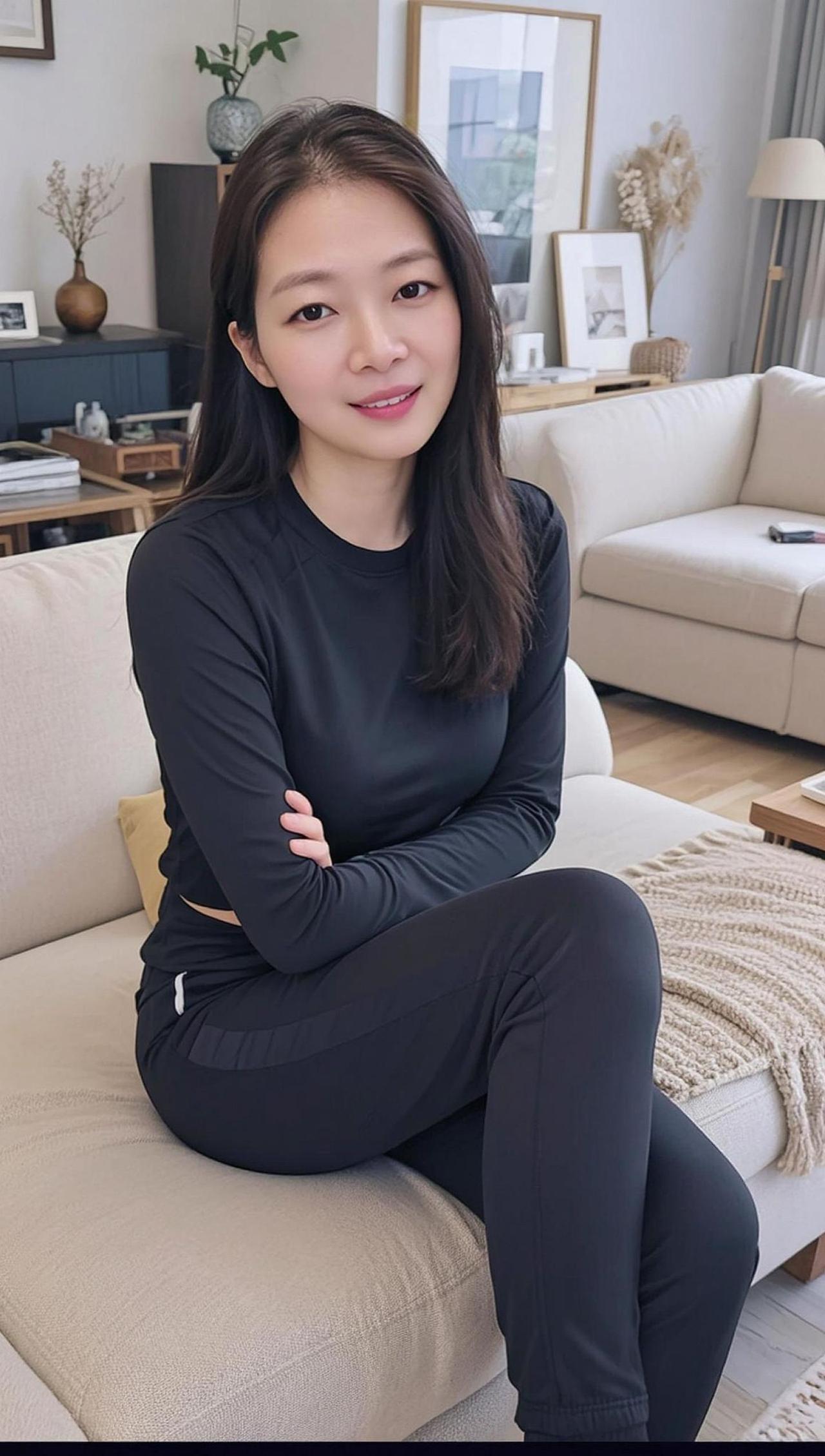 AI高清写实照 休闲穿搭日常分享随拍 甜美女孩