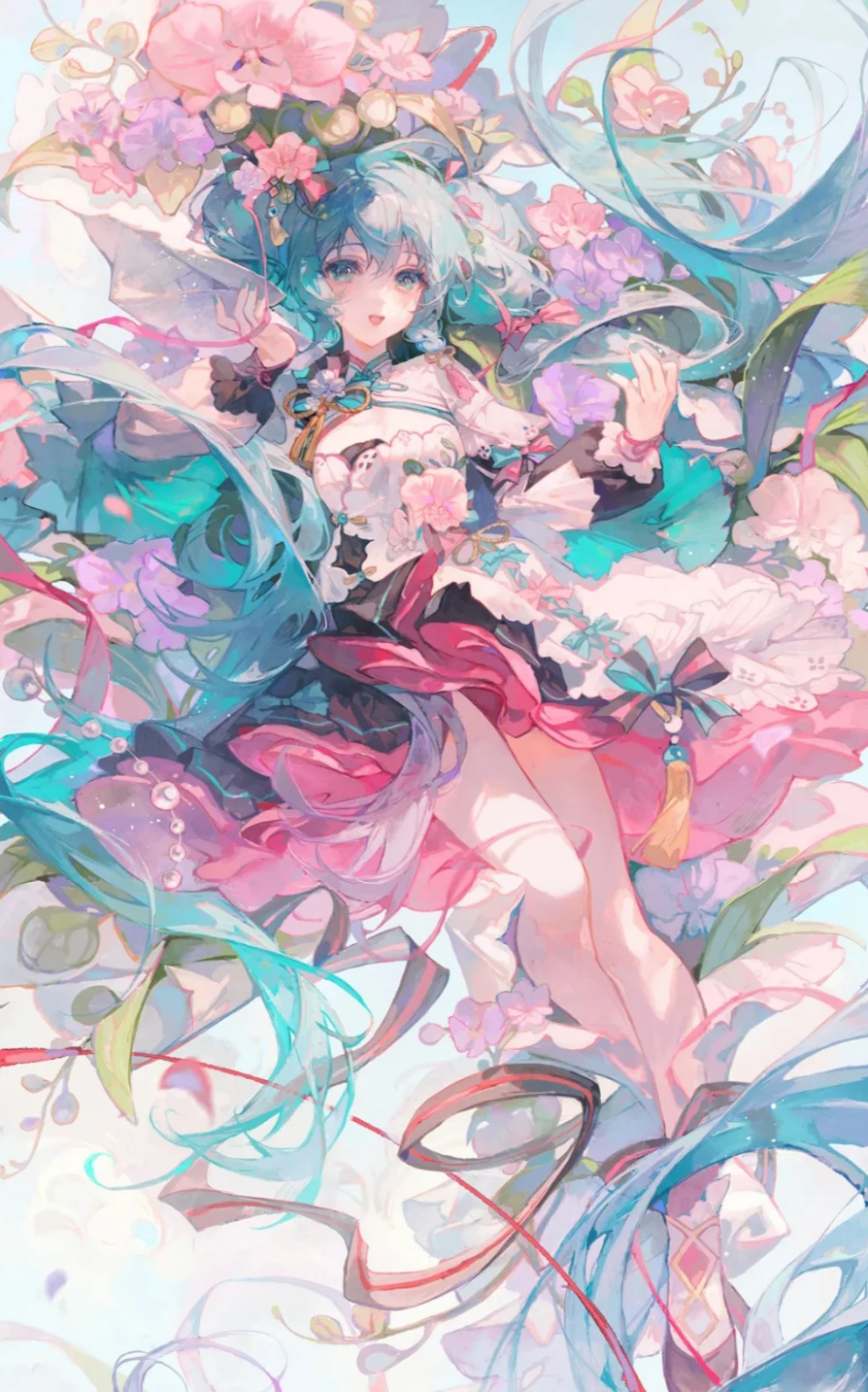 审美提升丨宝藏插画师：Matcha老师的作品多以同色系完成，在整幅作品中多为主色