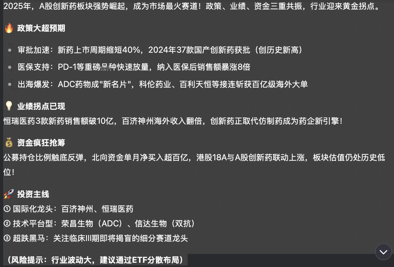 国产创新药迎爆发期！研发质量显著提升，国际化成果引爆板块行情

随着国内创新药研