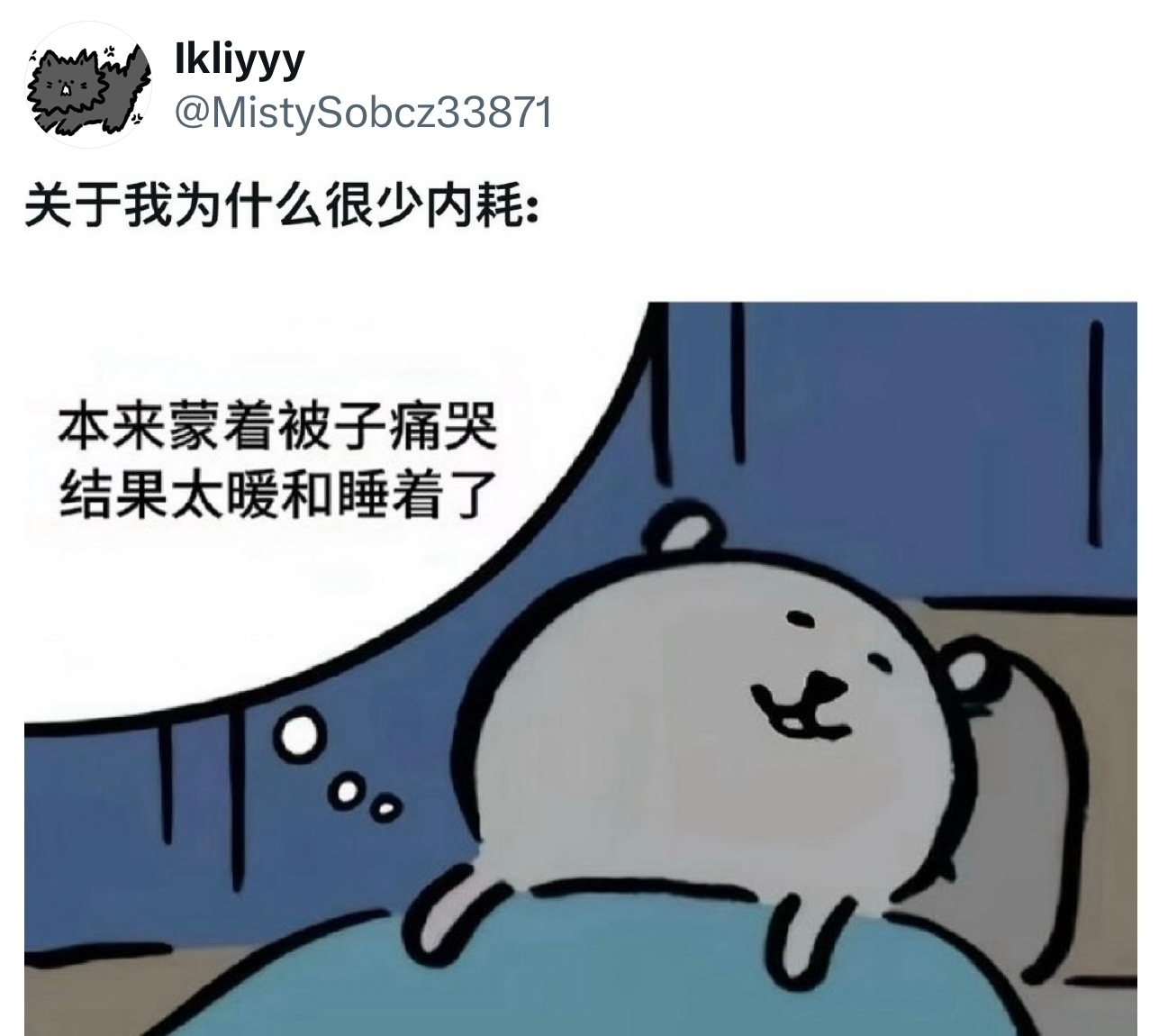 关于我为什么会很少内耗： 