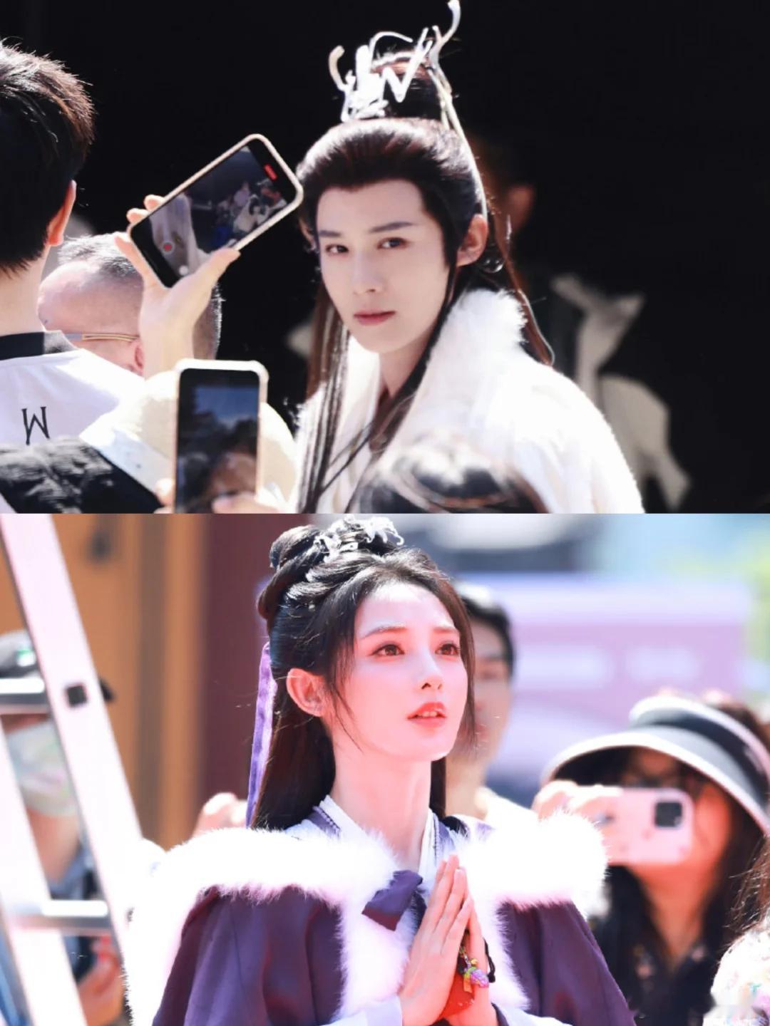 明月苍茫杀青特辑  明月苍茫杀青  谁会眼含热泪捅心上人呢？妙君真是太懂我们了！