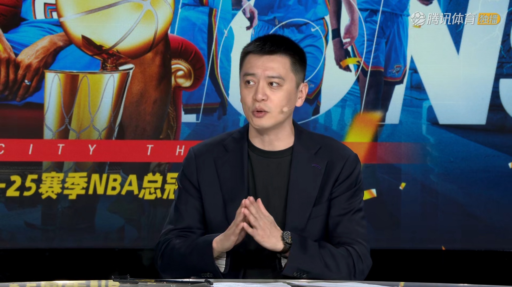 杨导表示：感谢腾讯体育，让我连续解说四场NBA总决赛，为我今后的教练生涯学到很多