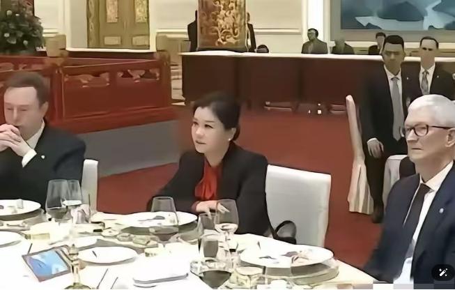 那个淡定坐在马斯克与库克"C位"中间的湖南妹子，曾是深圳最底层打工妹。 
从15