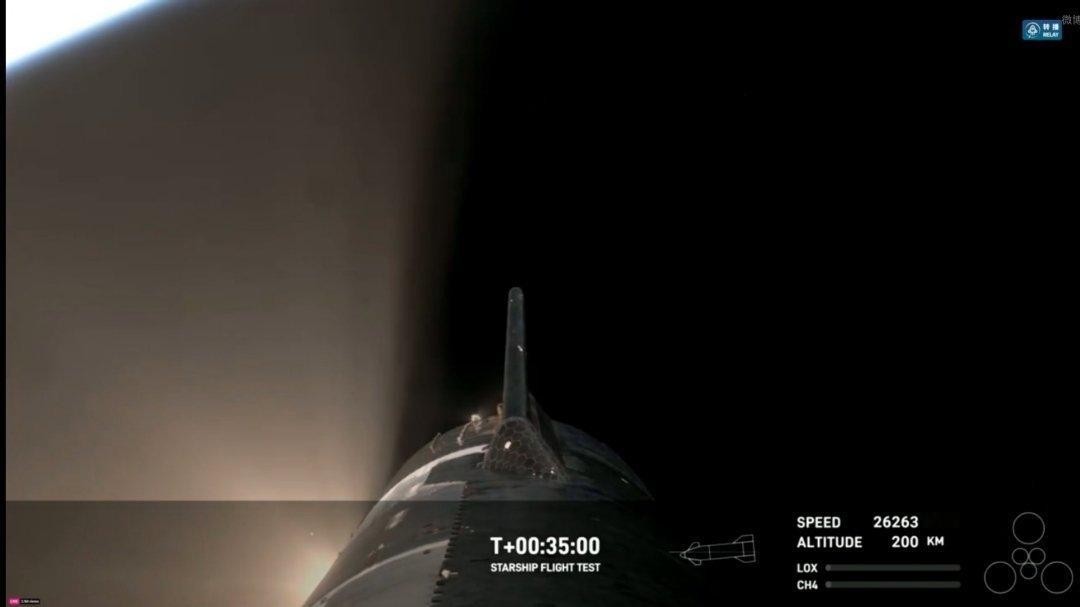 #马斯克SpaceX星舰第三次试飞#稳 ​​​