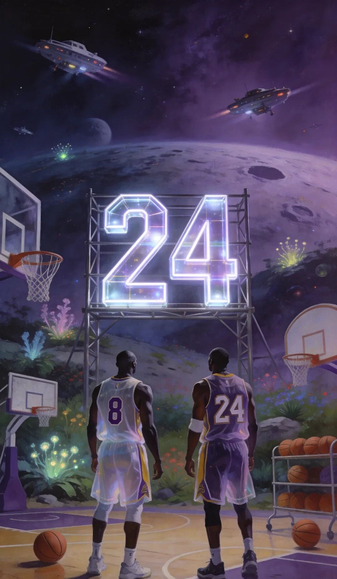 凌晨四点🕓💜💛科比KobeBryant凌晨四点