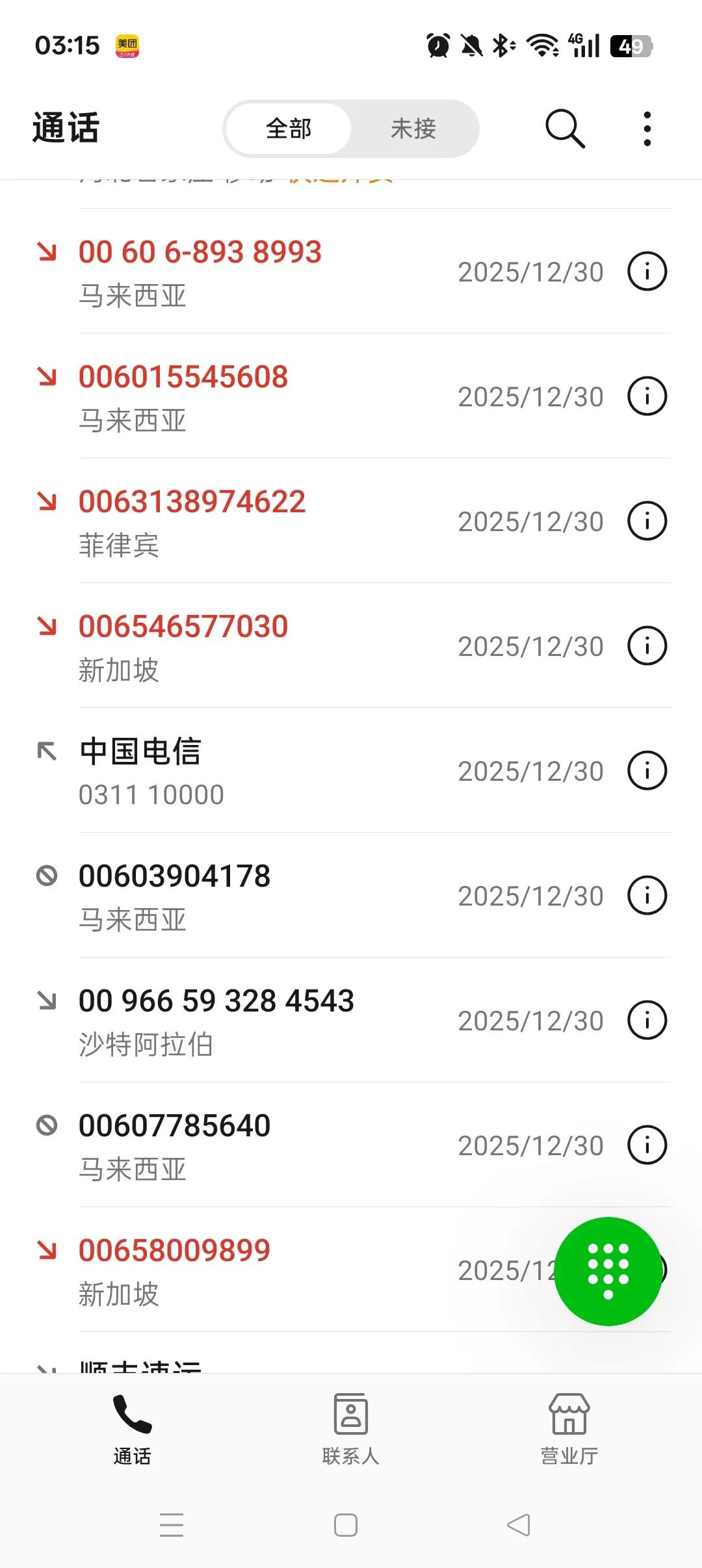 这种境外电话我一接是不是我六位数保护的个位数的银子💰就没了?