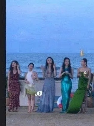 回到内娱原型暴露了吗。。。。好虐的身材。。。。 从左到右∶张婧仪 宁艺卓 贺聪 