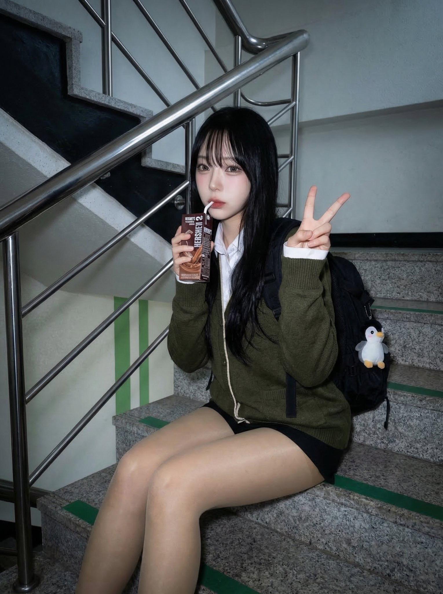 拍照从不批腿 穿搭对我来说易如反掌 除了学习我还会穿搭 中二ootd ...