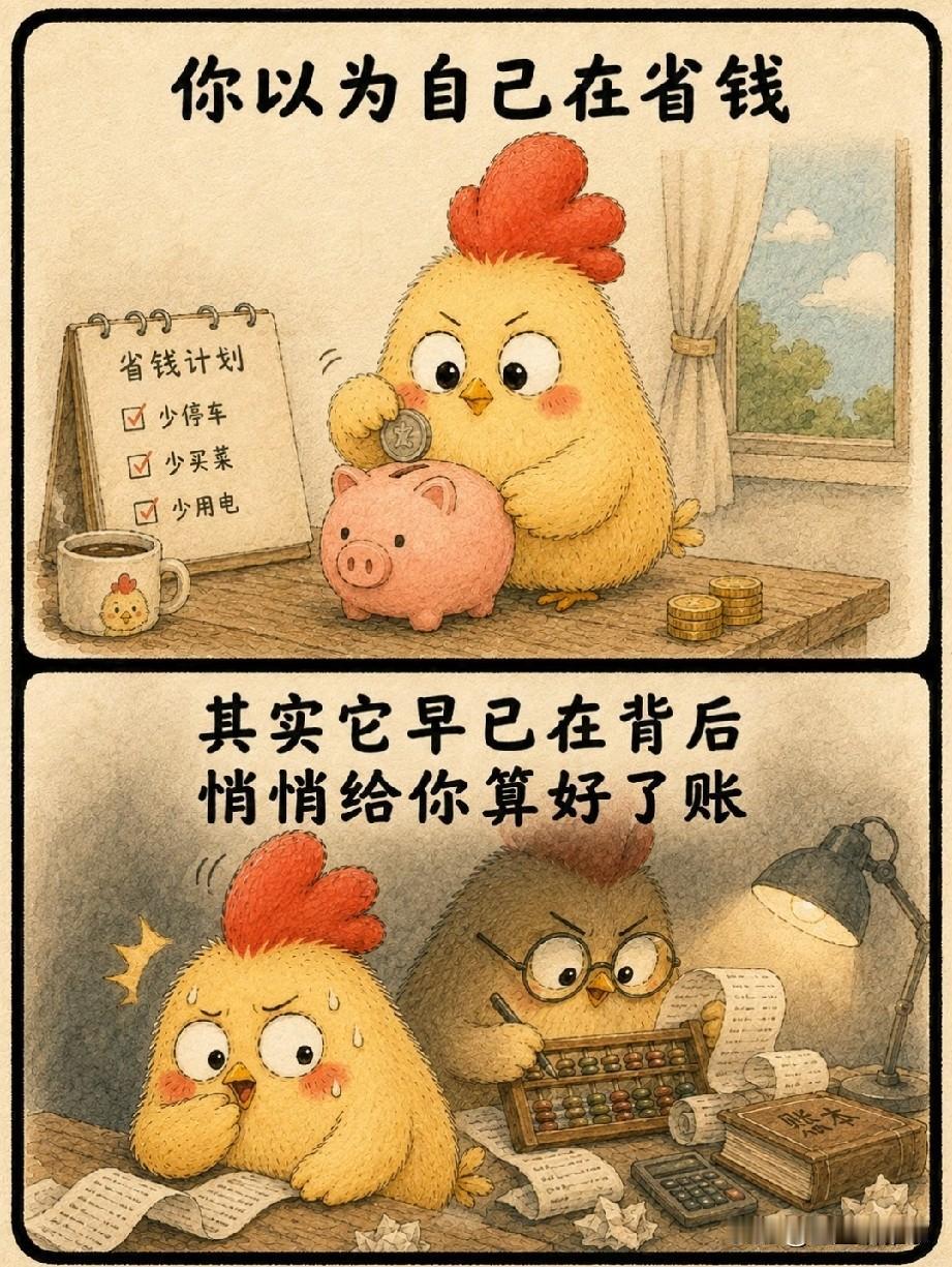 总想精打细算过日子，为了省下几块小钱，却常常付出更大的代价。
 
为省5块停车费