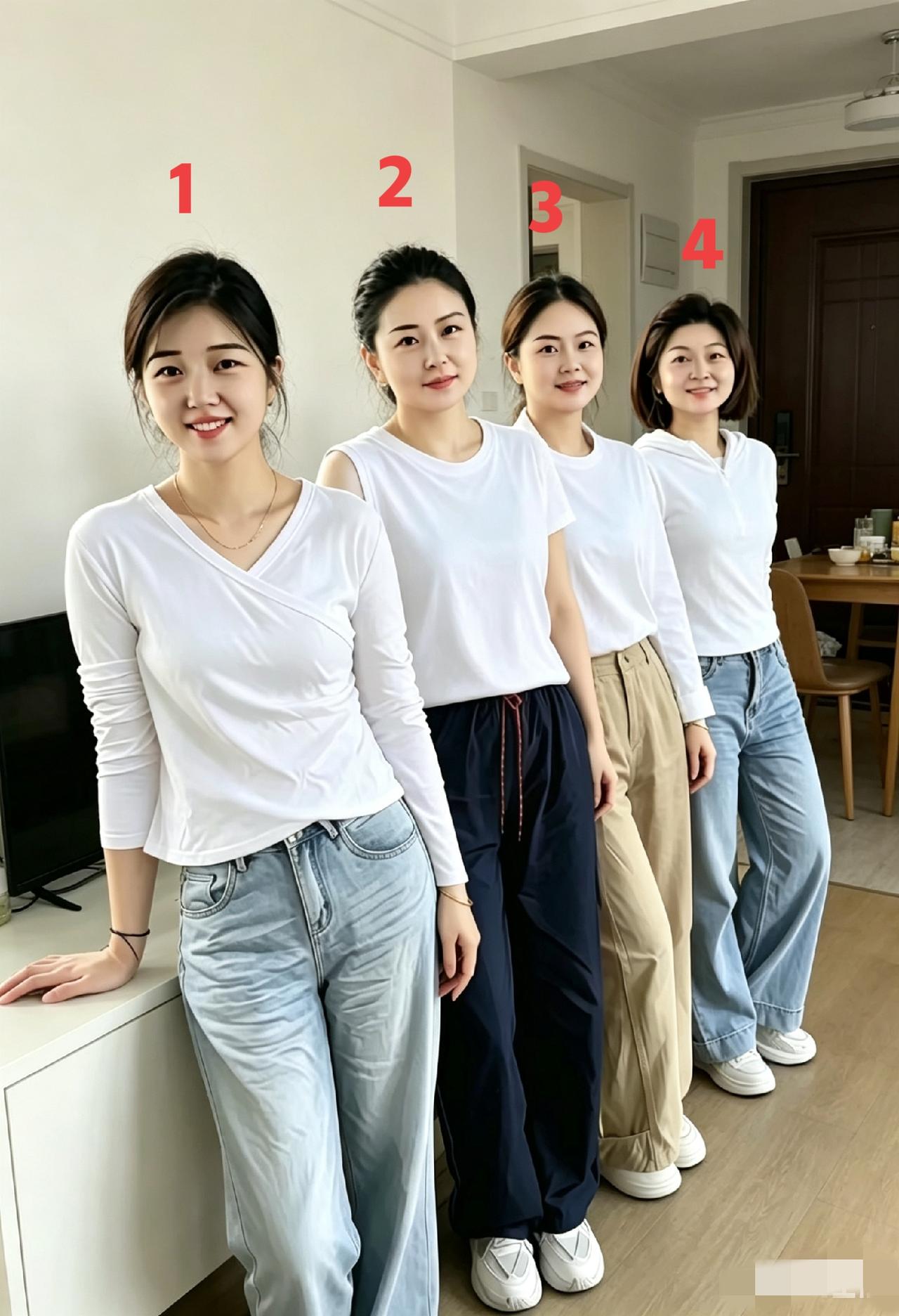 老话常说，找对婆娘旺三代，从面相上来看，四选一，你觉得哪个最旺家？