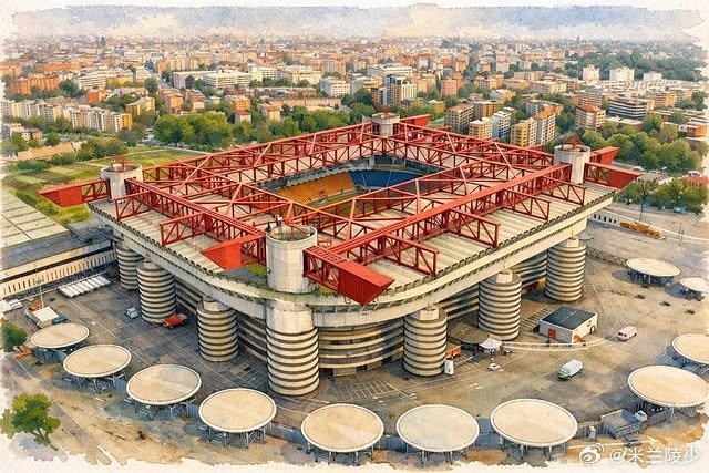 【红黑绘影】一些关于圣西罗的画儿～AC米兰