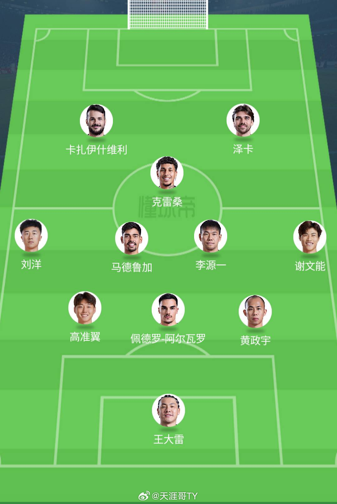 山东泰山山东泰山vs北京国安 首发名单山东泰山vs北京国安首发名单 高准翼首发目