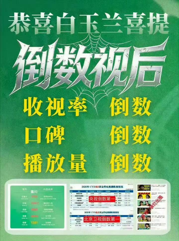 有些人恐怕一辈子都体会不到把收视率拉升几倍是什么样的感觉 