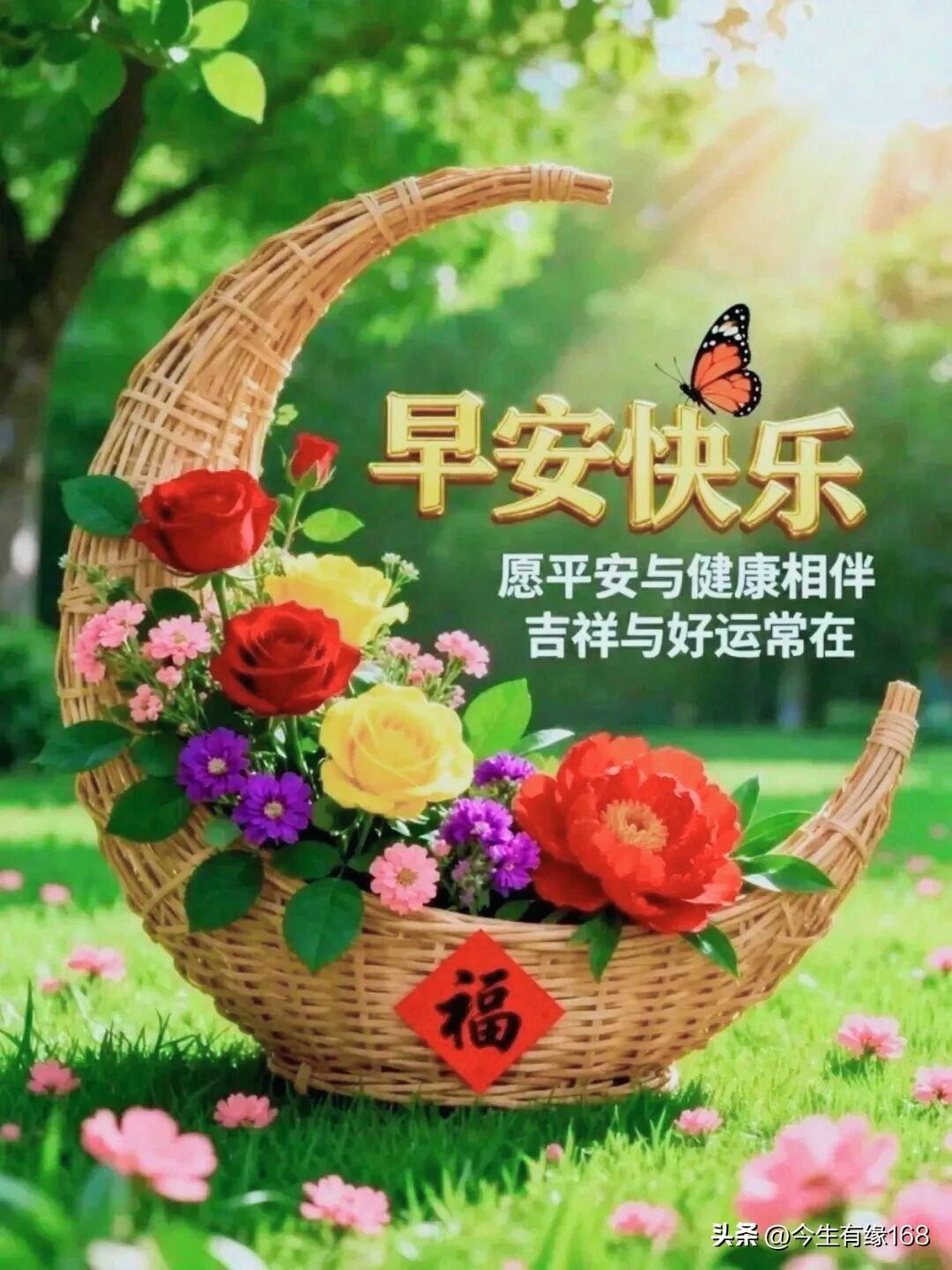 天边漏出淡淡的晨光，暖暖的朝阳慢慢升起。朋友们早安，愿你往后每一天都揣着温柔阳光