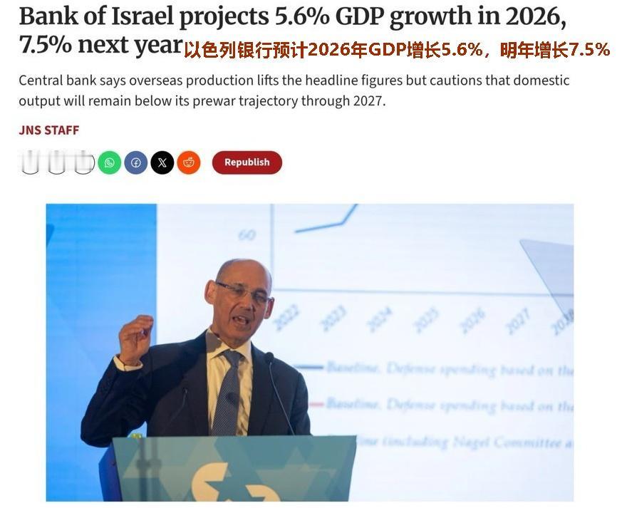 2004年的时候，以色列的人均GDP还只有英国的50.7%，到2019年，以色列