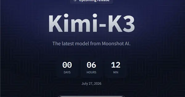 Kimi K3今晚正式开源：全球首个3万亿参数级超级模型，性能跻身世界前三